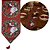Caminho de Mesa Natalino Tecido Vinho Gobelin Luxo Guirlanda Papai Noel 180x33cm - Magizi - Imagem 1