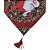 Caminho de Mesa Natalino Tecido Vinho Gobelin Luxo Guirlanda Papai Noel 180x33cm - Magizi - Imagem 6