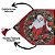 Caminho de Mesa Natalino Tecido Vinho Gobelin Luxo Guirlanda Papai Noel 180x33cm - Magizi - Imagem 3