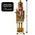 Quebra-Nozes Decorativo Natalino Dourado Luxo 38cm Articulado - Magizi - Imagem 4