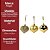 Kit Enfeites Natalinos para Árvore 6 Corações Decorativos Glitter Fosco e Brilho 4,5cm - Imagem 7