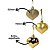 Kit Enfeites Natalinos para Árvore 3 Corações Decorativos Glitter Fosco e Brilho 4,5cm - Imagem 5
