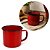 Kit 4 Canecas Esmaltada Vermelha Tradicional 350ml Retrô Premium - Tuut - Imagem 6