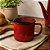Jogo Caneca Esmaltada Vermelha 8cm 350ml 6 Peças- Yazi - Imagem 2