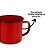 Jogo Caneca Esmaltada Vermelha 8cm 350ml 4 Peças- Yazi - Imagem 4