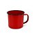 Jogo Caneca Esmaltada Vermelha 8cm 350ml 4 Peças- Yazi - Imagem 3