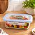 Pote Hermético de Vidro Borossilicato Retangular 640ml com 4 Travas - Quality House - Imagem 2