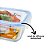 Pote Hermético de Vidro Borossilicato Retangular 640ml com 4 Travas - Quality House - Imagem 5