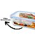 Pote Hermético de Vidro Borossilicato Retangular 640ml com 4 Travas - Quality House - Imagem 4