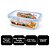Pote Hermético de Vidro Borossilicato Retangular 640ml com 4 Travas - Quality House - Imagem 6