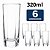 Jogo 6 Copos de Vidro Miami 320ml Long Drink Transparente - Quality Glass - Imagem 9