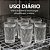 Conjunto 6 Copos Diamond Vidro Premium 400ml - Quality Glass - Imagem 9