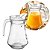 Jarra de Vidro Flora Tampa Acrílico Prime 1,2 Litros - Quality Glass - Imagem 1