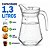 Jarra de Vidro Flora Tampa Acrílico Prime 1,2 Litros - Quality Glass - Imagem 7