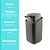 Porta Sabonete Líquido Cinza Design Canelado Prime 400ml - Usual - Imagem 7