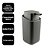 Porta Sabonete Líquido Cinza Design Canelado Prime 400ml - Usual - Imagem 5