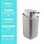 Porta Sabonete Líquido Cinza Claro Design Canelado Prime 400ml - Usual - Imagem 6