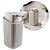 Porta Sabonete Líquido Cinza Claro Design Canelado Prime 400ml - Usual - Imagem 1