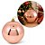 Bola de Natal Gigante 20cm Rosê Lisa Brilho Espelhado Prime - Mundial Casa - Imagem 7