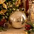 Bola de Natal Gigante 20cm Champanhe Lisa Brilho Espelhado Prime - Mundial Casa - Imagem 2