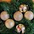Jogo 6 Bolas de Natal Champanhe Premium Texturas Mistas 8cm Glitter, Brilho e Fosca - Mundial Casa - Imagem 4
