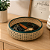 Bandeja Porta Objetos Multiuso Redondo Porta Treco Rústico Design Palhinha Treliça Rattan Sintético Prime 23cm - Mundial - Imagem 1