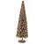 Árvore Decorativa Pinheiro Natal Champanhe Luxo Glitter e Lantejoulas 60cm - Mundial Casa - Imagem 6