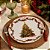 Prato de Jantar Natalino em Melamina 27,5cm Árvore de Natal e Bico de Papagaio - Magizi - Imagem 2