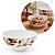 Kit 4 Tigelas Bowl Natalina em Melamina 300ml Folhagens e Azevinhos - Magizi - Imagem 9