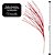 Galho Pendente Natalino Vermelho com Lantejoulas 70cm Decoração Luxo - Imagem 4
