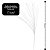 Galho Pendente Natalino Cristal Furta-Cor com Lantejoulas 70cm Decoração Luxo - Imagem 4