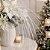 Galho Pendente Natalino Cristal Furta-Cor com Lantejoulas 70cm Decoração Luxo - Imagem 2