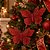 Jogo 4 Borboletas Vermelho Glitter 12x18cm Enfeite Natal com Presilha - Imagem 2