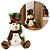 Boneco de Neve Decorativo Natalino Sentado Pelúcia Prime 37cm Peso de Porta - Magizi - Imagem 1