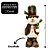 Conjunto Boneco de Neve Decorativo Natalino Retrátil Pelúcia 90cm e Sentado 37cm Cartola Xadrez - Magizi - Imagem 5