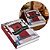 Livro Fake Natalino Decorativo Caixa Multiuso Christmas Grande 32x22cm com Fechamento Magnético - Imagem 1