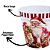 Kit 3 Vasos Cachepot Natalino em Melamina Prime Papai Noel Vintage 11x10cm Decorativo - Imagem 7