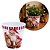 Vaso Cachepot Natalino em Melamina Prime Papai Noel Vintage 11x10cm Decorativo - Imagem 1