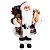 Papai Noel Decorativo Natalino Rústico Xadrez com Saco de Presentes 35cm - Imagem 6