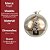 Bola de Natal Luxo Champanhe 12cm  Pinheiro Dourado, Missangas e Lantejoulas Decorativa - Imagem 7