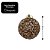 Kit 3 Bolas de Natal Luxo Champanhe e Branco 8cm com Missangas e Lantejoulas Decorativas - Imagem 5