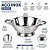 Escorredor de Massas e Macarrão Aço Inox Premium 23cm com Alças Laterais - Tuut - Imagem 2
