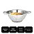 Escorredor de Massas e Macarrão Aço Inox Premium 23cm com Alças Laterais - Tuut - Imagem 4