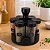 Jogo Porta Condimentos Giratório 6 Potes de Vidro Diamond 85ml com Base - Belovidro - Imagem 2