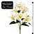 Buquê Permanente de Lírios Brancos 3D Silicone Premium 7 Flores 60cm - Imagem 8
