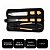 Kit Churrasco 3 Peças Aço Inox Cabo de Madeira com Maleta Pasta, Alça e Zíper - Imagem 5