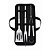 Kit Churrasco 3 Peças Aço Inox Premium com Maleta, Alça e Zíper - Mundial Casa - Imagem 1