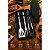 Kit Churrasco 3 Peças Aço Inox Premium com Maleta, Alça e Zíper - Mundial Casa - Imagem 9