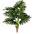 Planta Imbé Artificial Permanente 90cm com Tronco e 7 Folhas Verdes Decorativas - Imagem 7