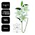 Haste Lírio Permanente 3D Silicone Branco 100cm com 3 Flores e 1 Botão - Imagem 4